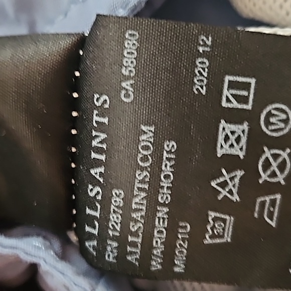 ALL SAINTS Warden Shorts - Picture 4 of 9